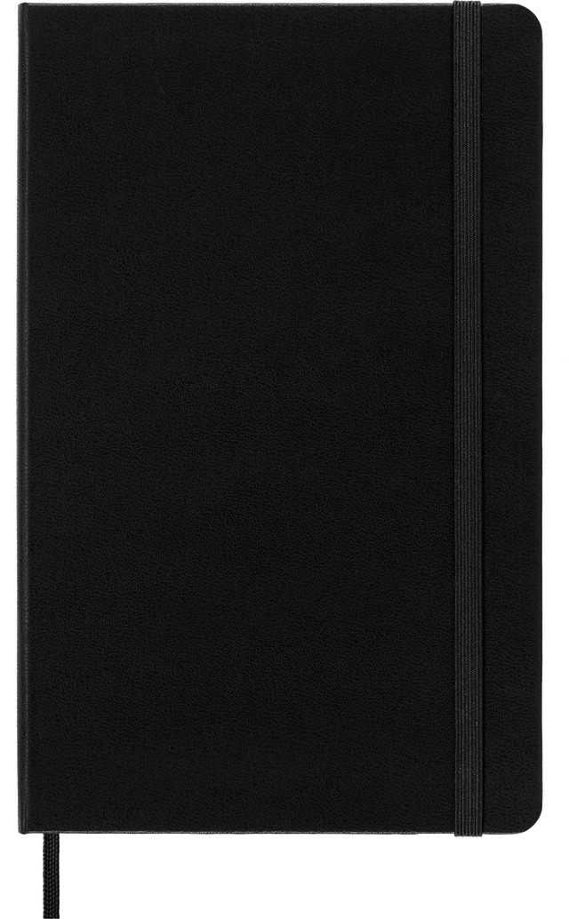 Moleskine Classic large ruled hard cover notebook, black