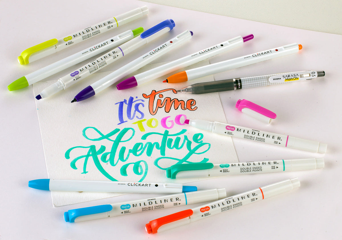 Zebra Creative Note Taking Set, 12 Highlighters and Pens - view 3