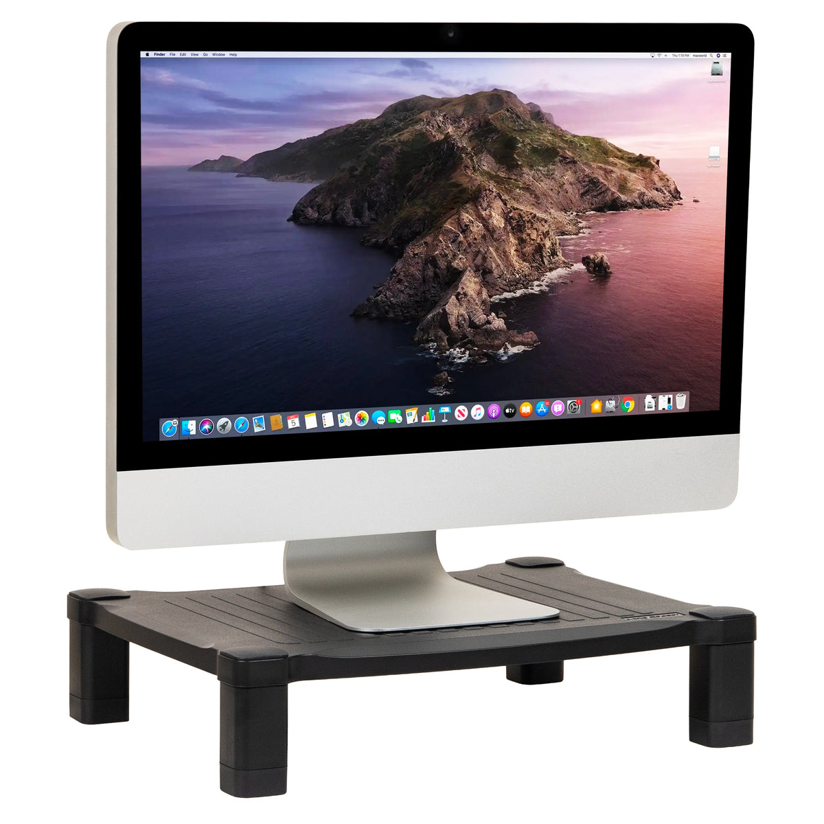 Mind Reader Anchor Adjustable Monitor Stand, Black - view 2