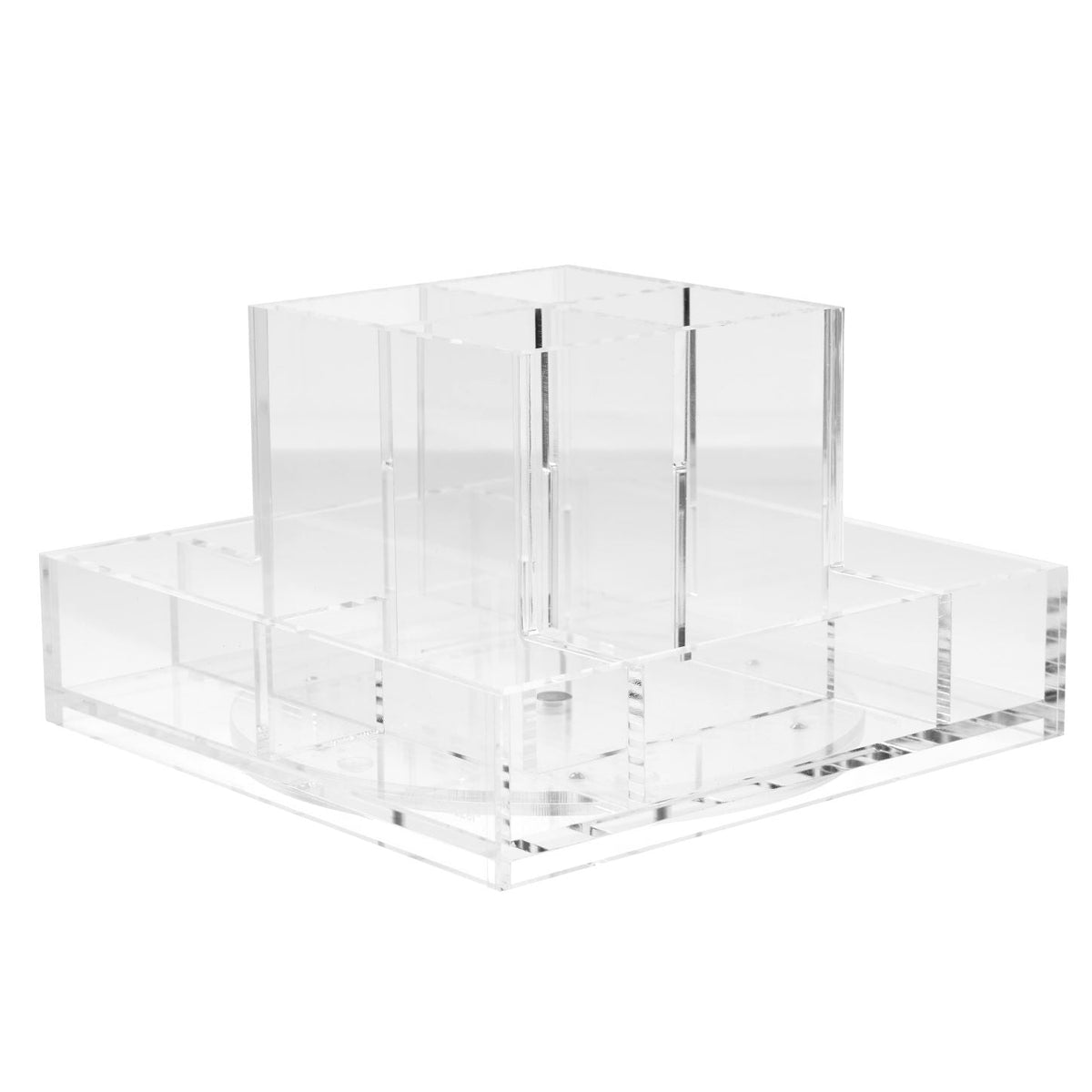 Russell+Hazel Acrylic Carousel Rotating Desk Organizer - view 3