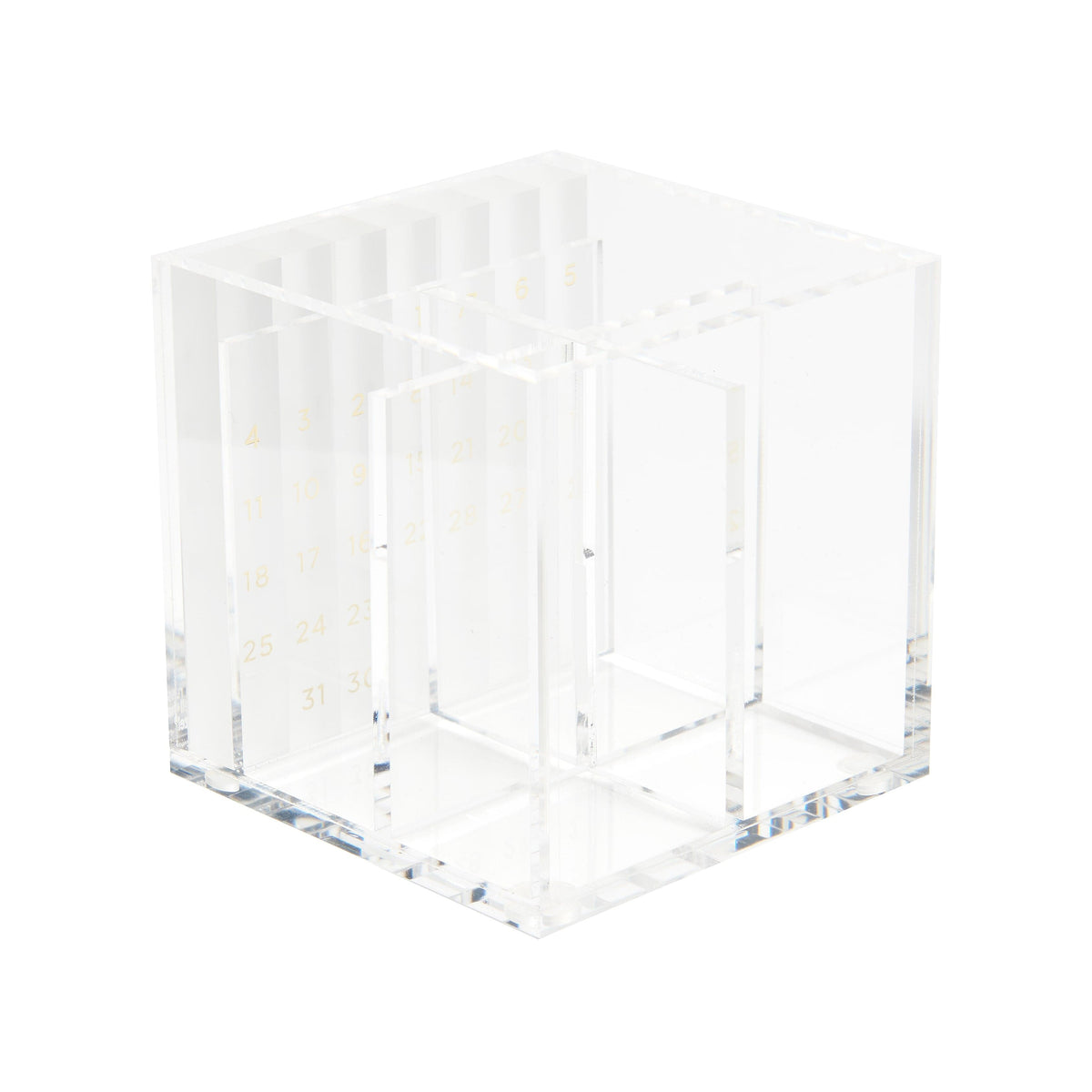 Russell+Hazel Acrylic Perpetual Calendar and Pen Holder - view 3