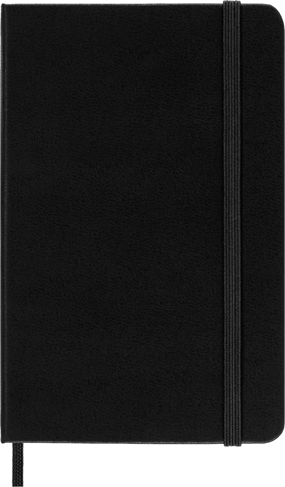 Moleskine Classic Pocket Ruled Hard Cover Notebook, Black - front cover