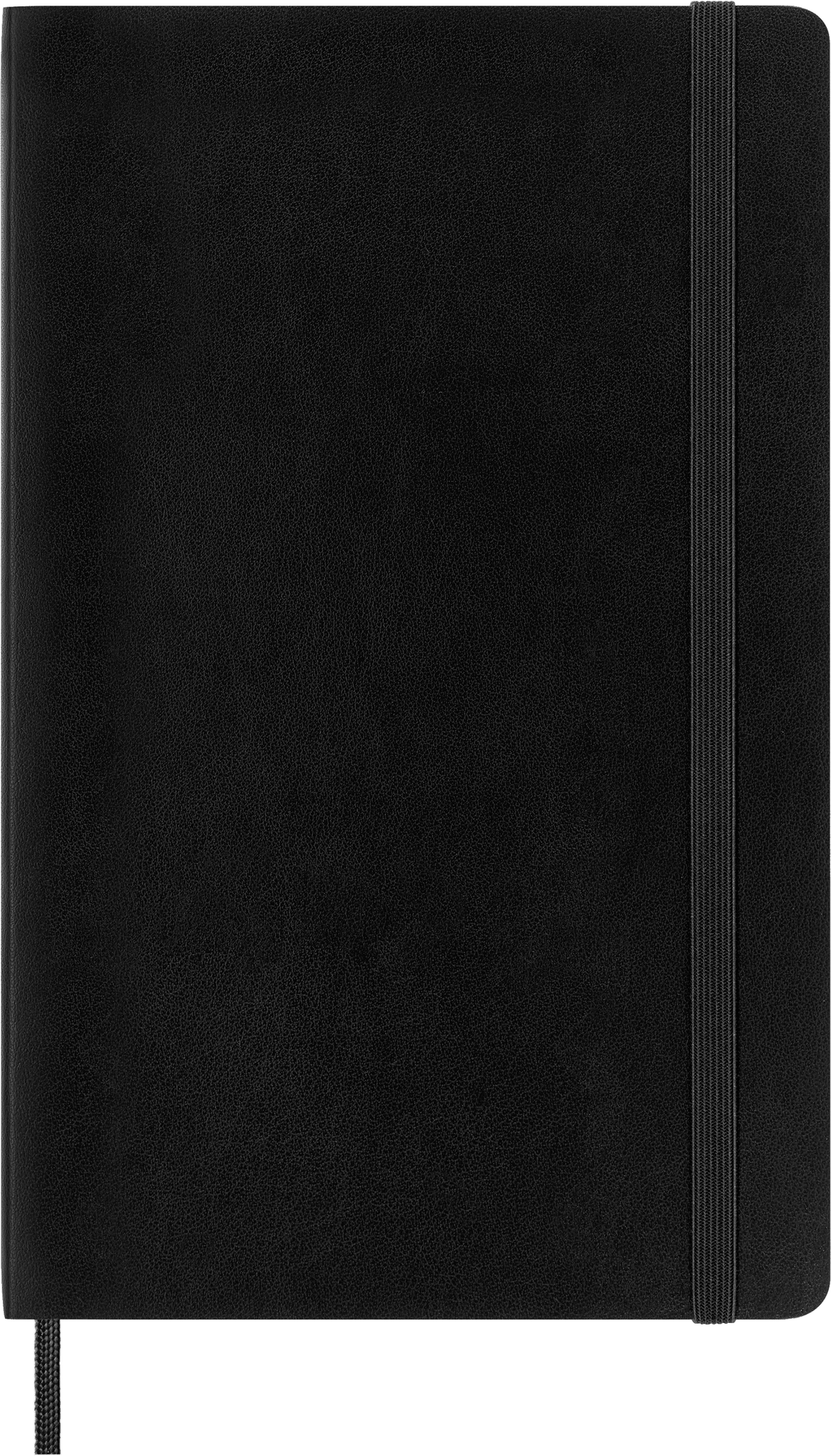 Moleskine Classic Large Ruled Soft Cover Notebook, Black - front cover
